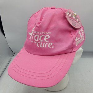 Susan G Komen Race For the Cure Cancer Pink Hat Survivor Knotts Berry Farm Pin